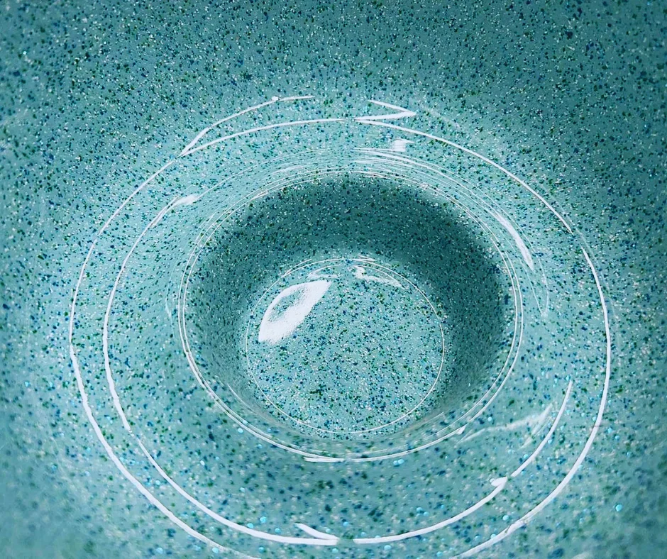 Stone-effect turquoise